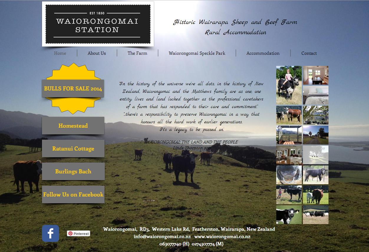 Waiorongomai Home page